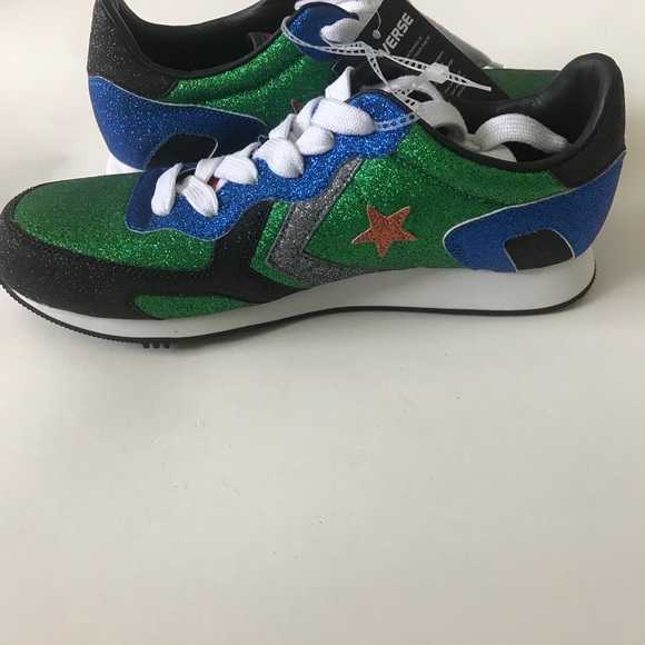 RARE Converse JW Anderson Thunderbolt One Star Glitter Sneakers - Picture 6 of 7